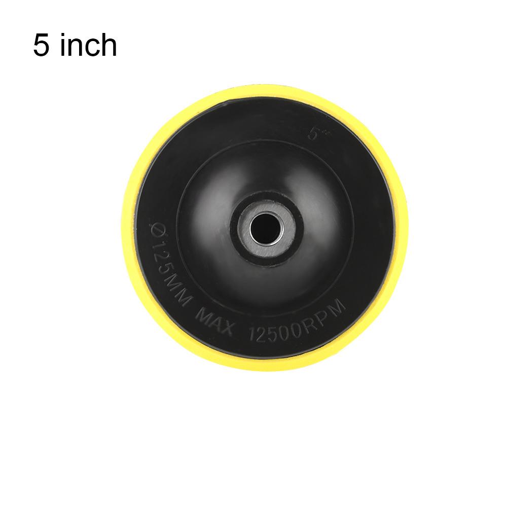 1 pz 3/4/5/6/7 pollici auto M14 piastra di supporto tampone gancio e anello lucidatura tampone dia.75,100,125,150,180mm utensili manuali