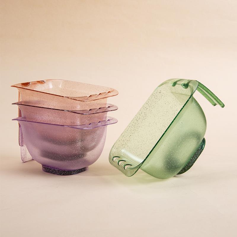 1pcs Professional Hair Coloring Bowl Large Capacity Dye Mixing Case Suction Container Salon Dyeing Tint Bowl Hair Styling Tools