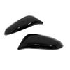 Preto Brilhante\Fibra de Carbono Capas de Espelho Retrovisor Lateral Traseiro para Toyota Highlander 2015 2016 2017 2018 Carro