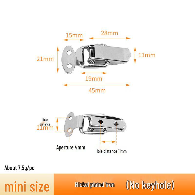 

Mini Stainless Steel Sofa Connector Buckle