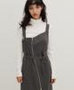 RAVEROUS Charcoal Overalls Dress