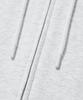 Agod 2_Way Sweat Hooded Zip-Up [White Melange]