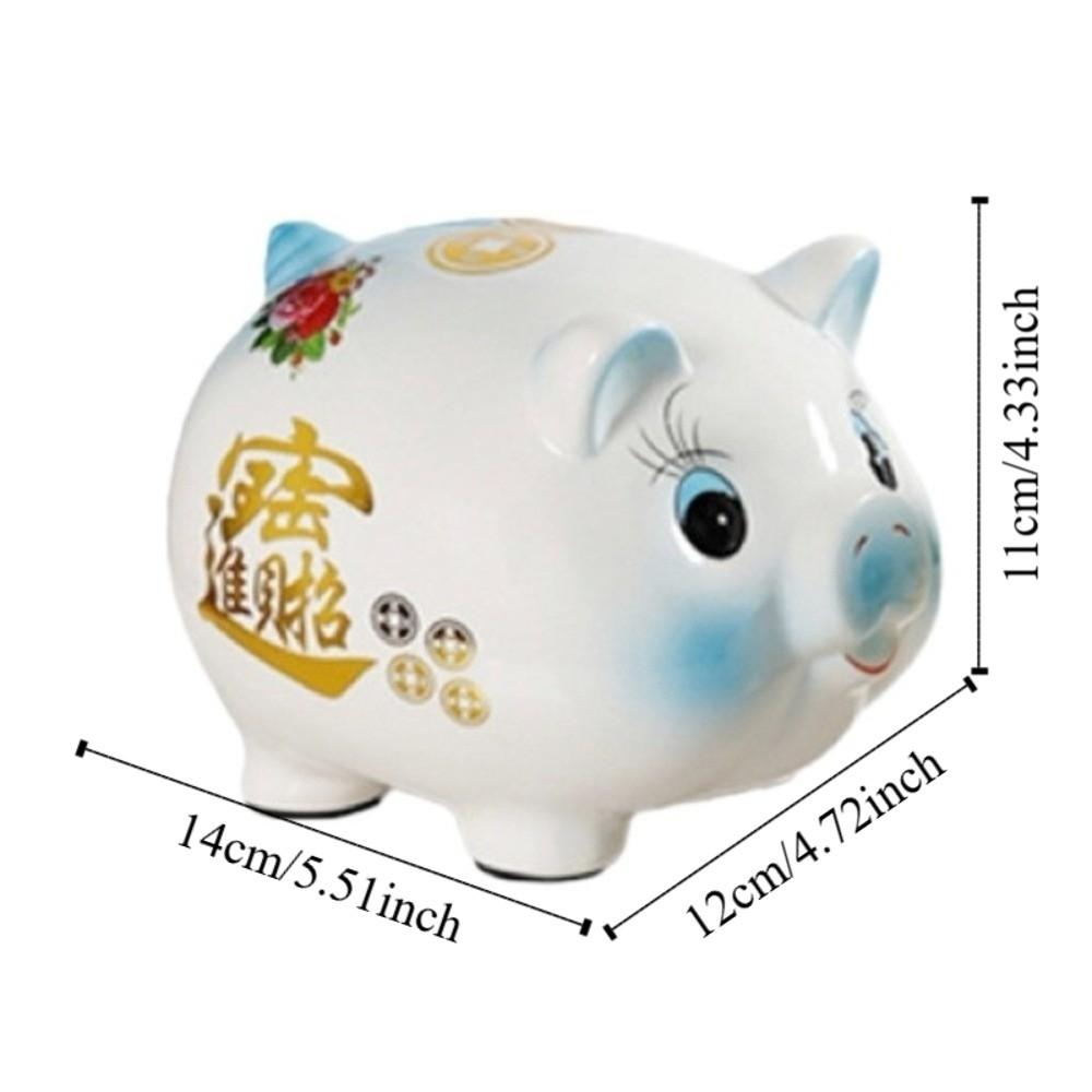 Viel Glück Sparschwein Tier Goldene Bohnen Behälter Niedliches Schwein Münzen Spardose Kinder