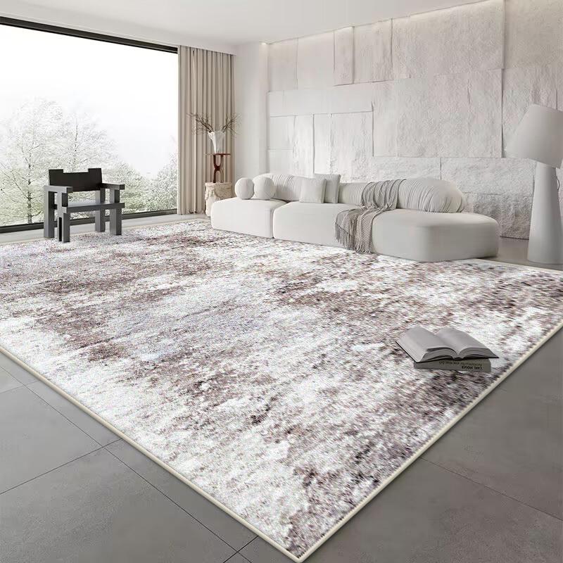 Nordic Abstract Carpet Living Room Light Luxury Decoration Sofa Coffee Tables Rug Bedroom Bedside Easy Clean Soft Mat Non-slip