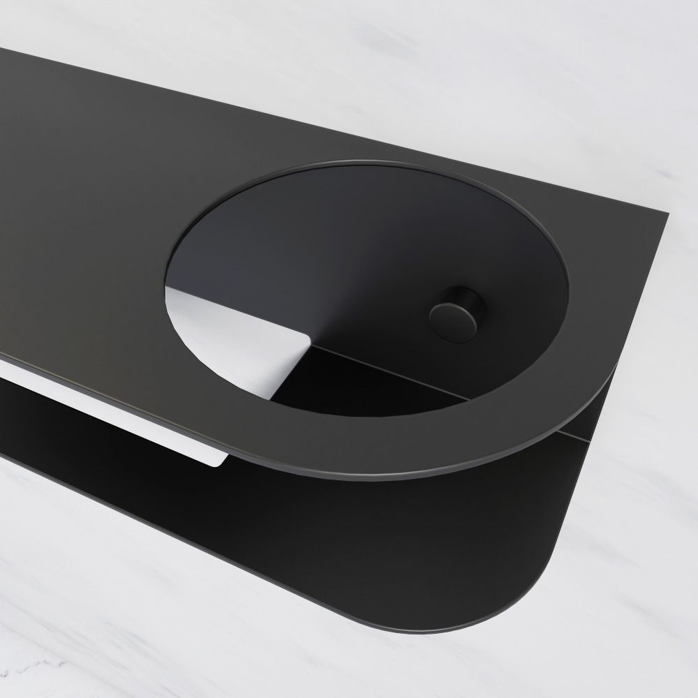 Carbon Steel Toilet Paper Holder Wall Mounted Convenient Toilet Roll Holder Moisture-proof Multifunctional Toilet Paper Stand