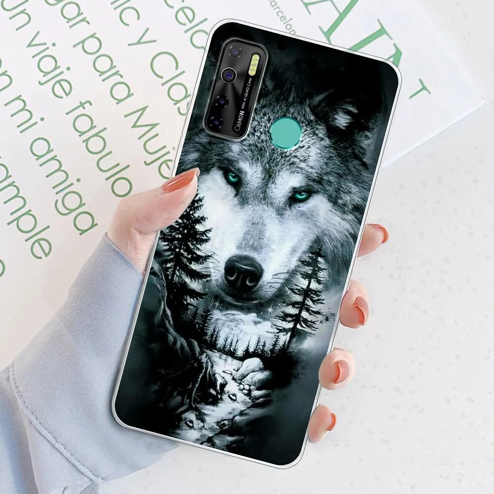 For Tecno Spark 5 Pro Case Cover For Tecno Camon 15 Air /Camon15 Funda Clear Soft Silicone TPU Phone Case or Tecno Spark 5 Coque