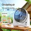 5-Speed USB Rechargeable Desktop Fan for Home, Dormitory, Office, and Outdoor Use