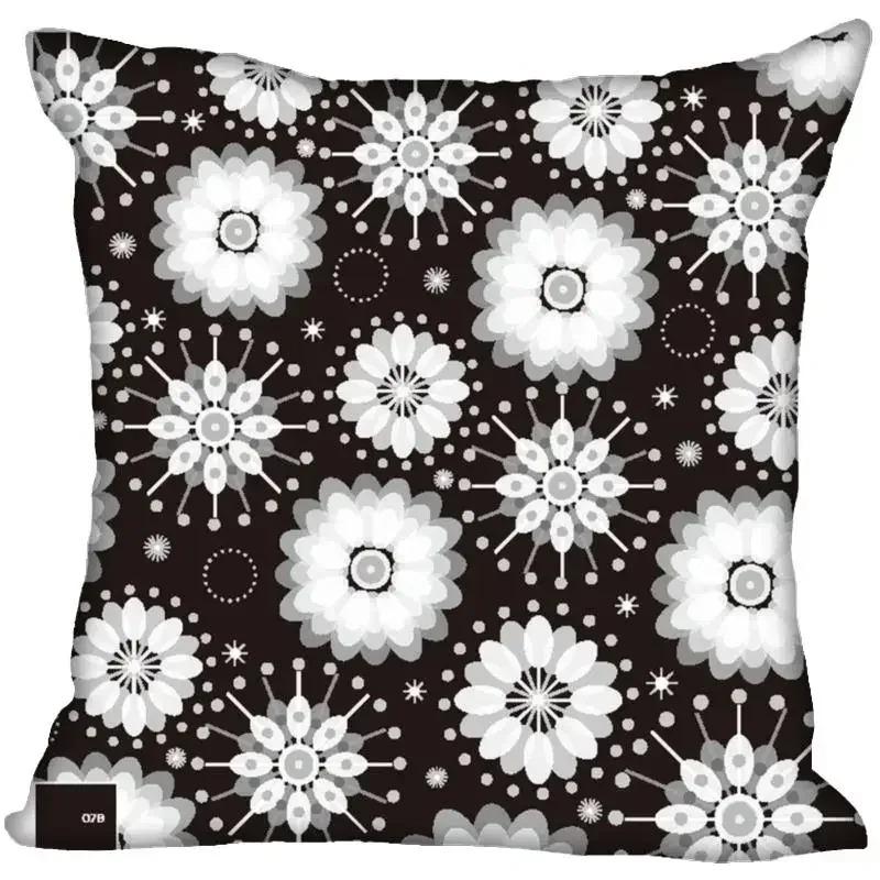 

Black and White Pattern Zipper Pillowcase 16x16Inch