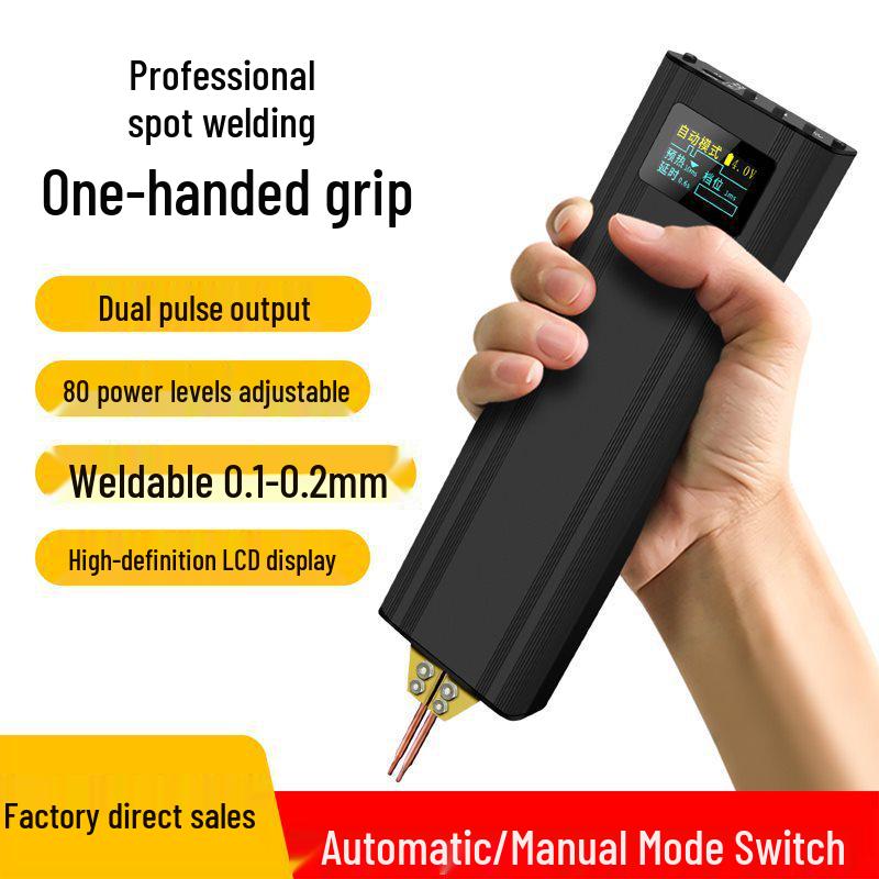 Portable 18650 Lithium Battery Spot Welder for Nickel Strip Welding – DIY Household Tool