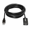USB 2.0 Extension Cable - AISENS - A101 - 5 M - Amplifier - Color Black
