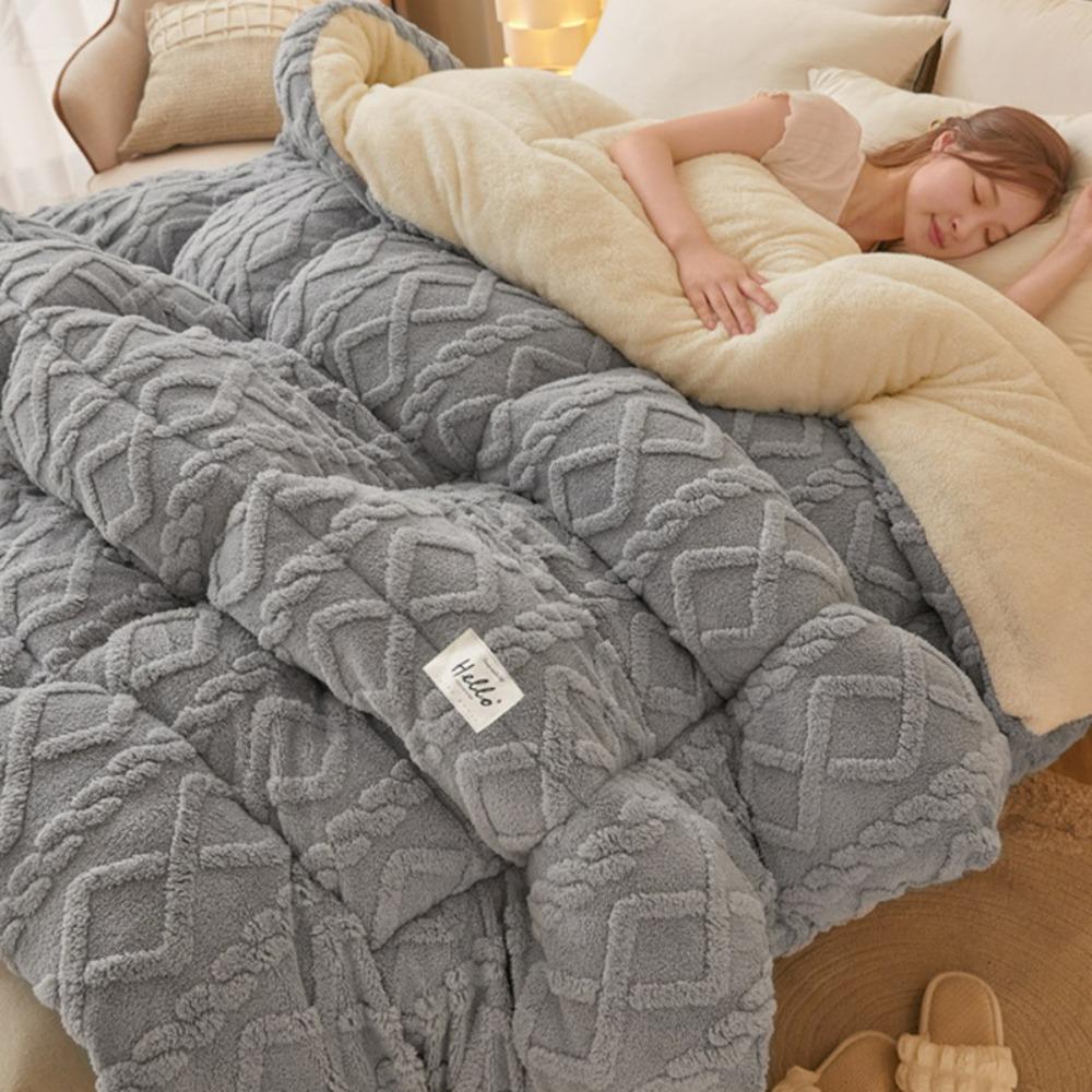 Coperta invernale in velluto Tafu spesso e caldo