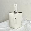 2025 New Bag Women's Pebble Bucket Bucket Bag Imported Leather One Shoulder Crossbody Portable Large Capacity