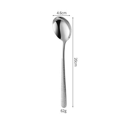 Abay Hammered 304 Stainless Steel Dining Spoons