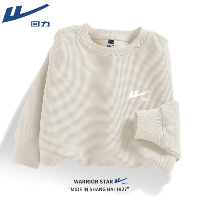 Warrior Men's Heavyweight Waffle Crewneck Sweatshirt