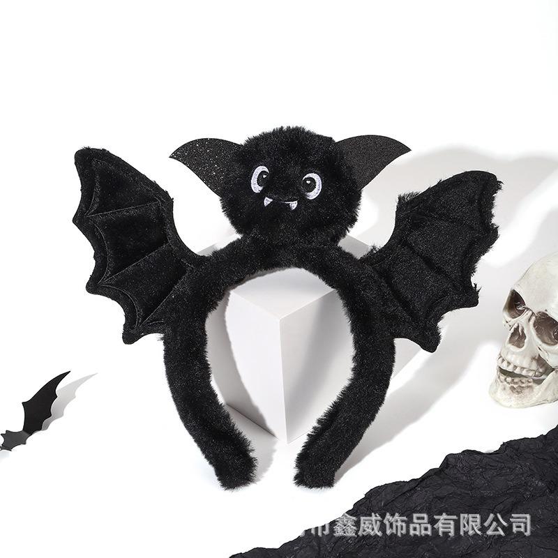 Halloween Party Holiday Photo Show Black Bat Wings Cute Headband Hair Accessories