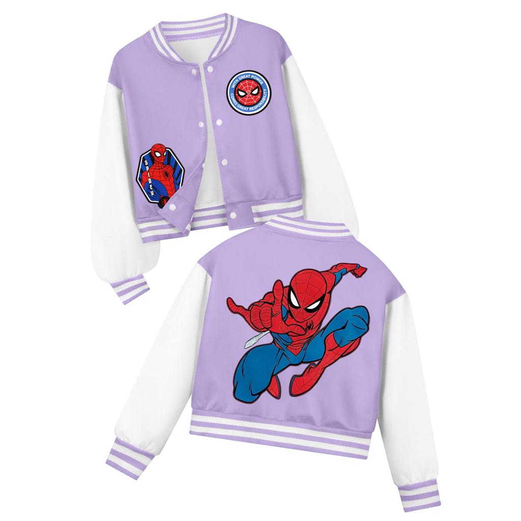 Kids Long Sleeve Print Jacket for Casual Daily Wear