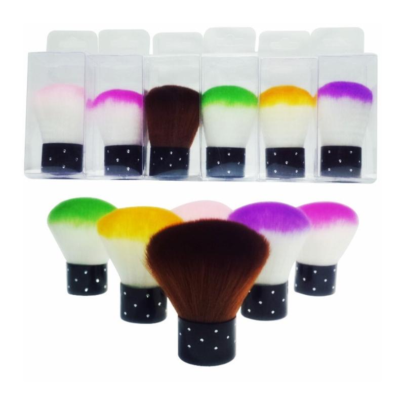 Nail Dust Cleaning Brush With Soft Fibers Comfort Grip Nail Brush For Hand Feet Nail Hygiene And Detailed Cleaning