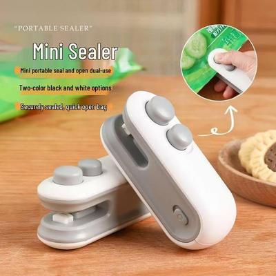 Portable Mini Heat Sealer for Snacks - Handheld Plastic Bag Sealing Machine
