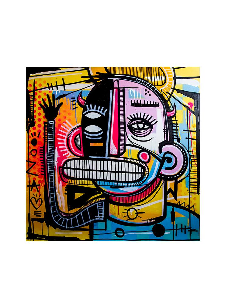 

Абстрактные красочные граффити художественный постер, холст, картина, настенная картина, принт для современной гостиной, украшение дома, Cuadros 40x40cm No Frame