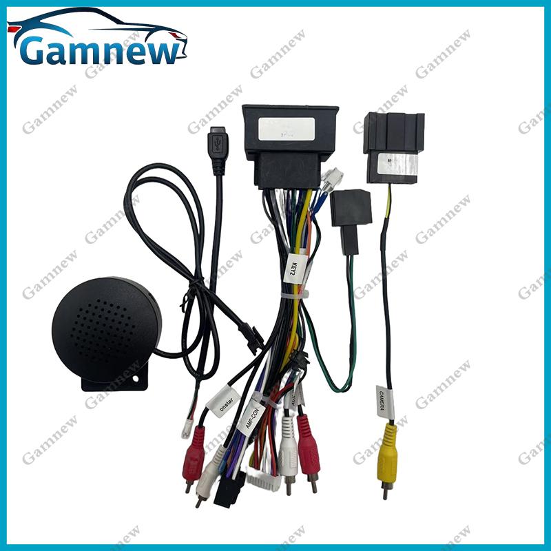 16pin Car Stereo Wire Harness Adapter Power Cable With Canbus Box For Chevrolet GM Series GM-SS-04A