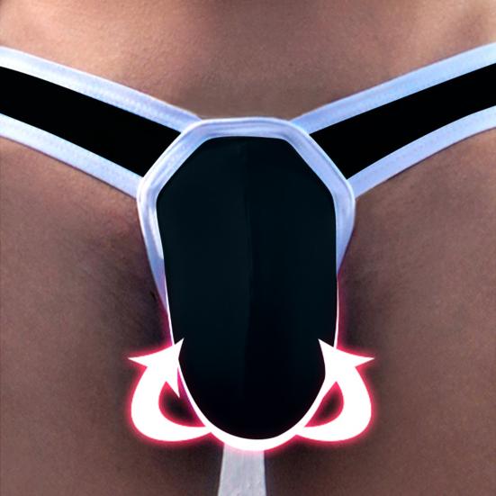 Men Underpants Color Matching Low Waist 3D U Convex Close Fit Modal Stretch