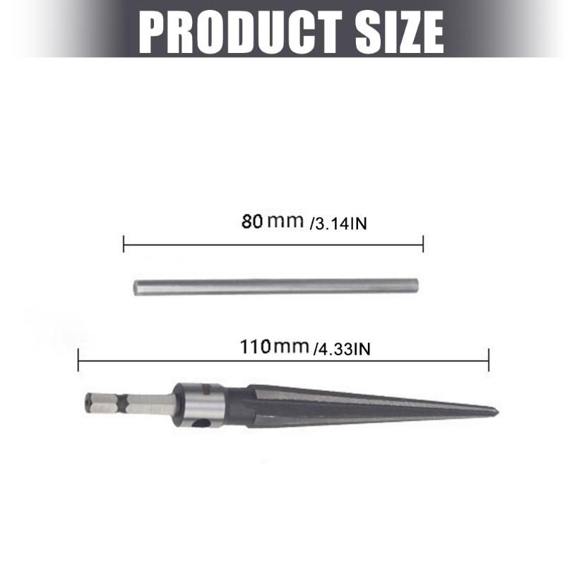 Steel Guitar Tailpin Hole Reaming Drill For Pickup Mounting And Woodworking Applications