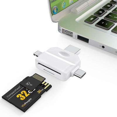 Cross-Border 5-in-1 Multi-Function Card Reader – Compatible with TF, SD, and OTG Cards for Computers and Mobile Phones
