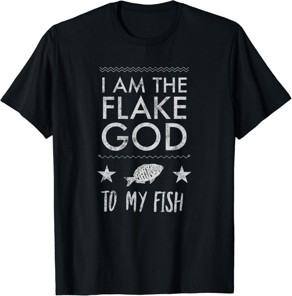 

Flake God Aquarium Fish Tank Aquarist Funny Gift Unisex T-Shirt S