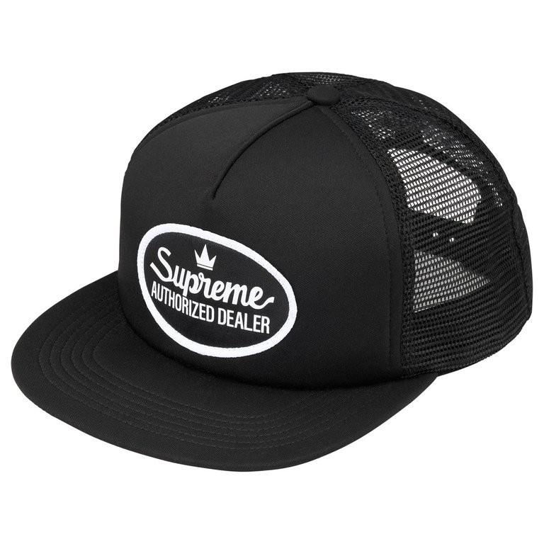 Supreme Authorized Mesh Back 5-Panel Black
