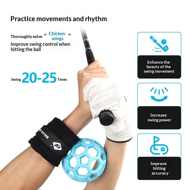 Golf Swing Trainer Aid Professional Magic Ball Enhance Swing Stability 1PC for Golf Learner Systematic Training