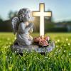 Durable Acrylic Cemetery Garden Decoration Stake Weather Resistant For Memorials Landscaping And Outdoor Ornaments Use