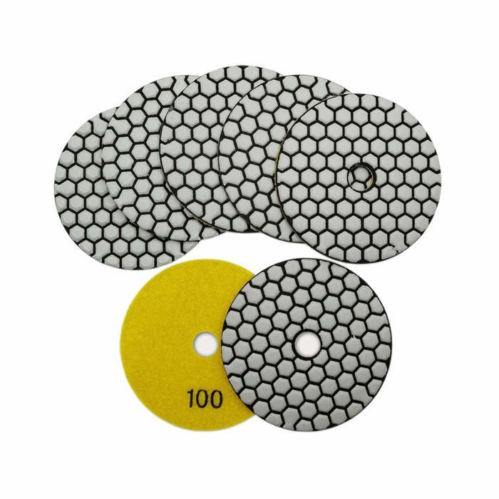 Tampons De Polissage - SHDIATOOL - 7Pcs - 100mm - Sec - Flexible