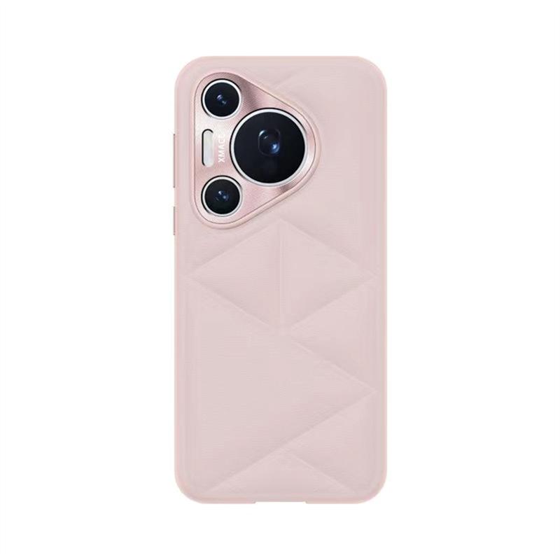 Case For Huawei Pura 70 Pro Plus Pura70 Ultra Cloud Grid Silicone PU Leather Back Cover Luxury Fashion Shell Shockproof Bumper