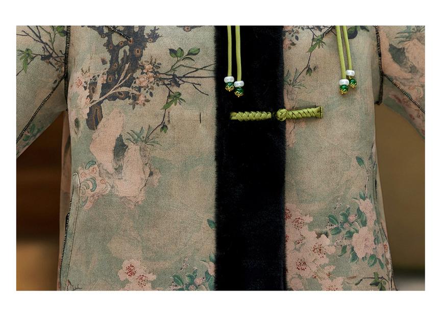 2025 New Chinese-Style Double-Sided Thick Coat for Middle-Aged & Elderly Women