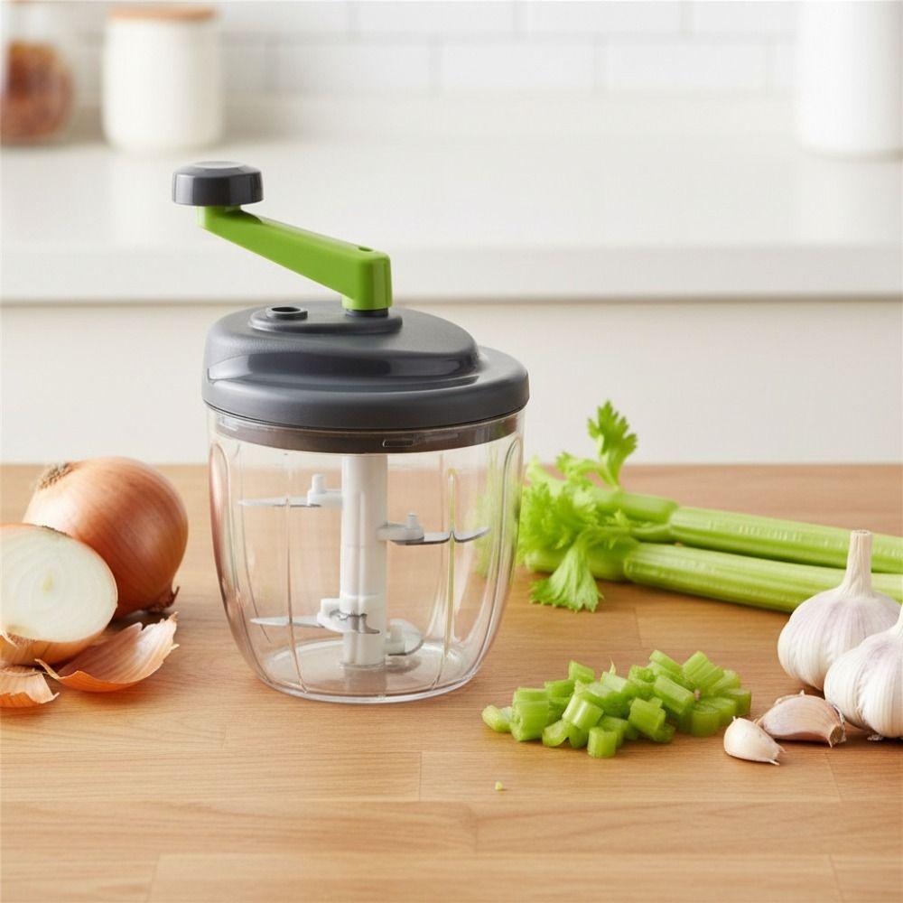 Efficient Manual Vegetable Chopper Labor-saving Garlic Crusher Household Onion Cutter Canteen