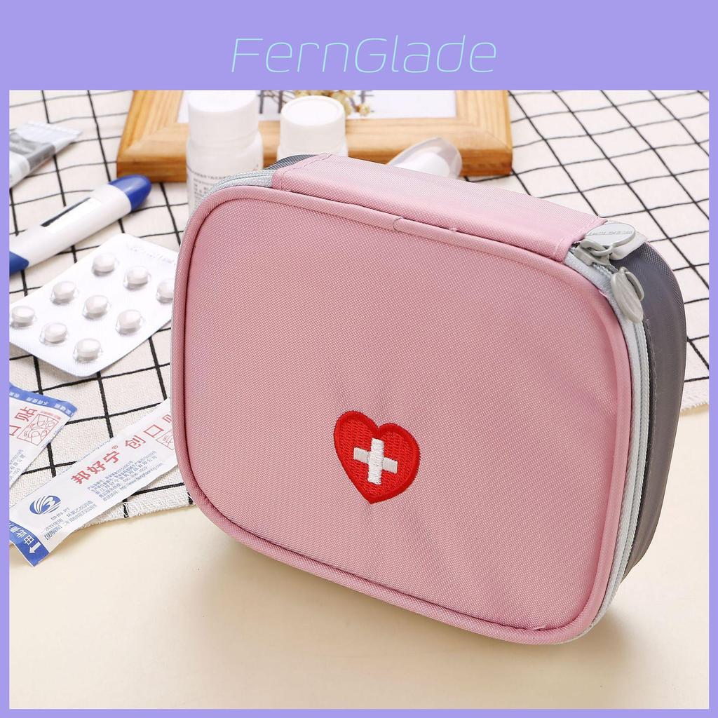 Durable Portable First Aid Kit Bag For Travel With Modern Simple Style And Polyester Material