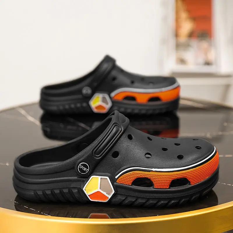 Indoor Pvc Slides Walk Around Home Beach Men's Shoe House Male Slipper Trend 2024 Original Style With 2025 New In Fun Elegant
