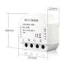 DIY Smart WiFi Light LED Dimmer Switch Smart Life/Tuya APP Remote Control 1/2 Way Switch,Works with Alexa Echo Google Home