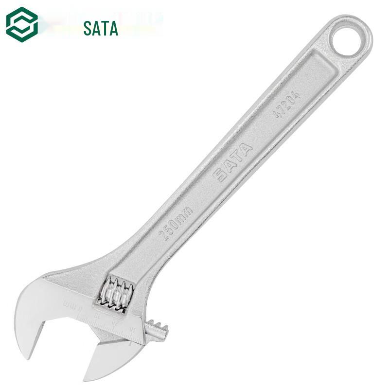 SATA 10-inch Adjustable Wrench