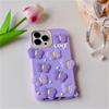 Ins Korea Cute 3d Purple Butterfly Silicone Phone Case For Iphone 13 12 11 Pro Xs Max X Xr Lovely Protective Soft Back Cover