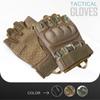 Fingerless Gloves for Tactical Breathable Half Finger Gloves Sports Cycling Shooting Working Outdoor Protective Gear for Men