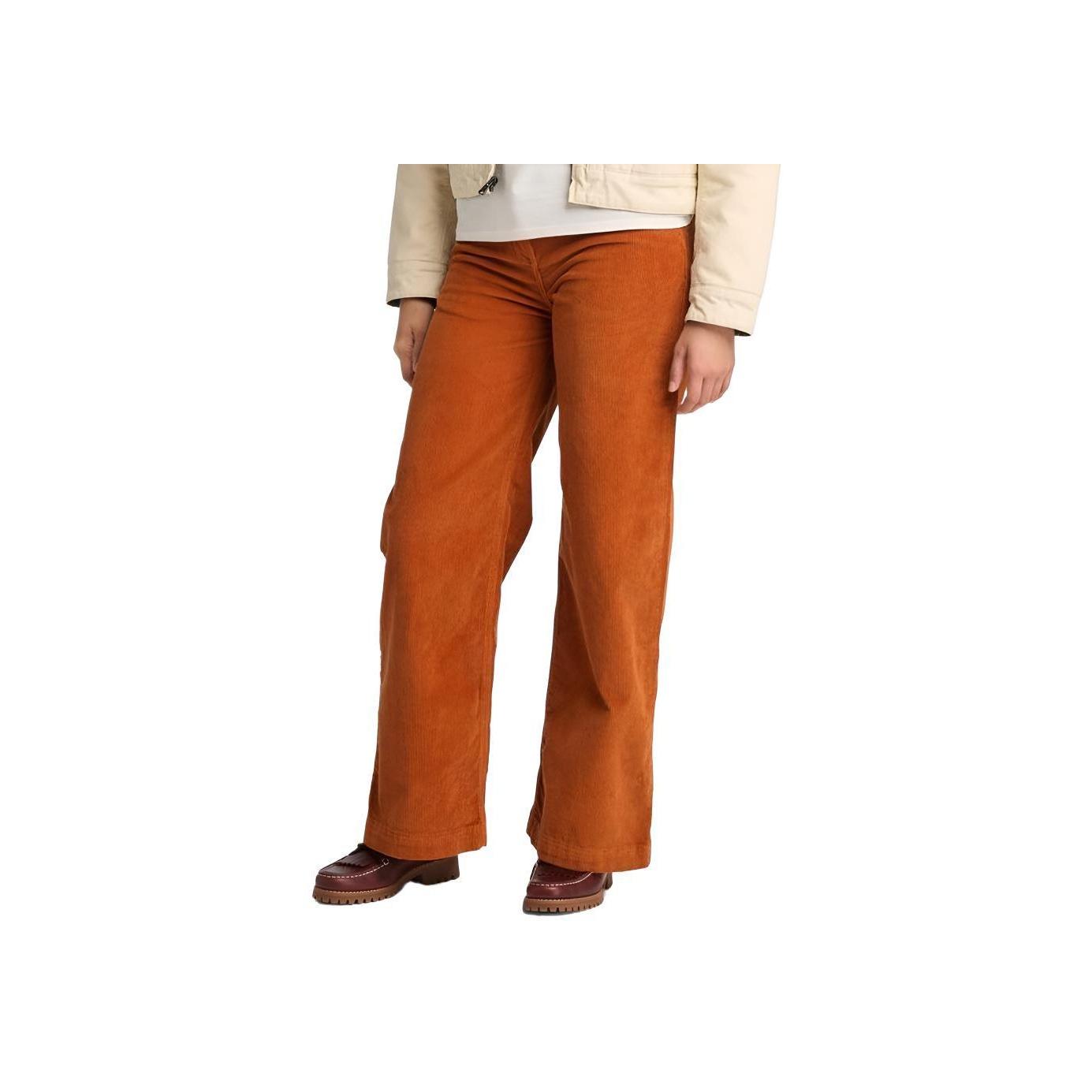 Timberland Simple Comfortable Mid Waist Button Casual Pants Women bottoms TB0A5ZVB8881 M