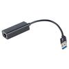 USB C To Ethernet Adapter With Light USB Type C To RJ45 Gigabit Cable Converter for Tablet Black