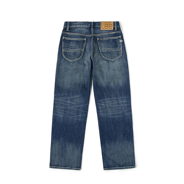 Lee Jeans Men's Dark Blue Moderate Straight Fit Pants LMB0101416VG00FA09197