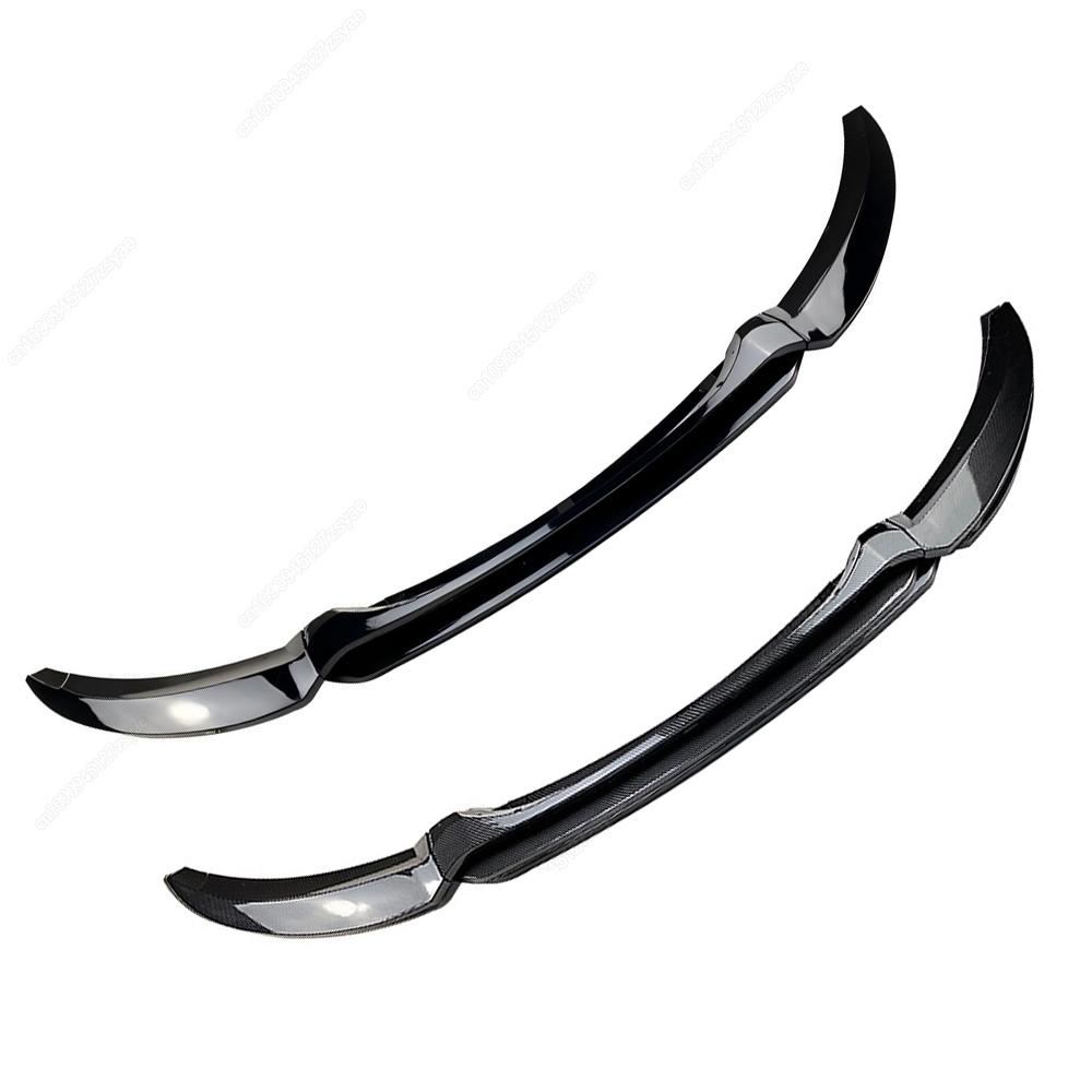 Car Front Bumper Splitter Lip For BMW 1 Series E82 E88 M-Sport Coupe/Cabrio 2007-2014 4Pcs Canard Spoiler Diffuser ABS Body Kits