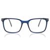Full Rim Square Transparent Dark Blue Smartbuy Collection Forillon Cp119b Fashion Unisex Eyeglasses