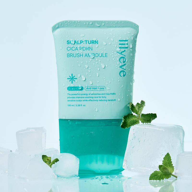 lilyeve Scalp Turn Cica PDRN Ampulă cu Perie 100ml