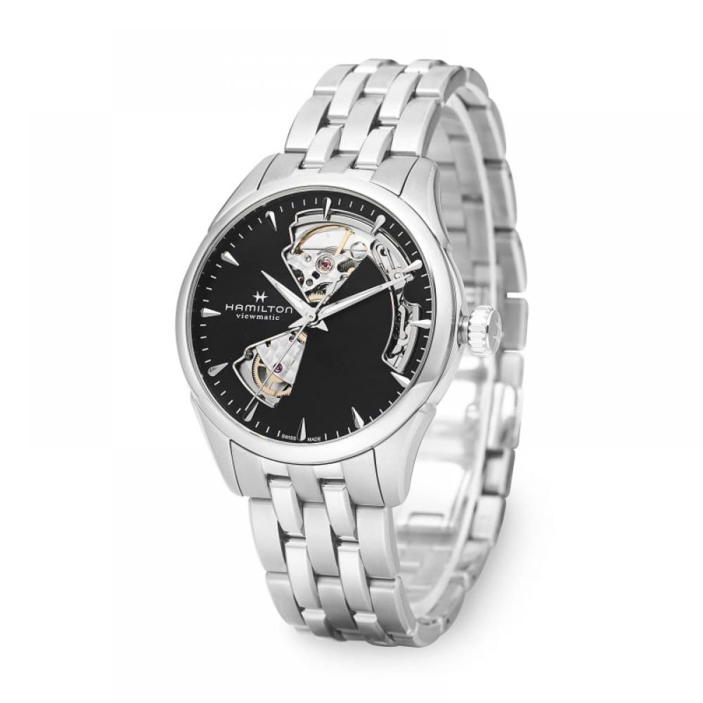 Hamilton H32215130 JazzmaSter Open Heart Women S Metal Watch