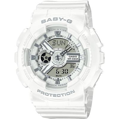 Casio Dámské kulaté hodinky Baby-G BA-110X-7A3JF [Dámská gumička ŘADY BABY-G BA-110]