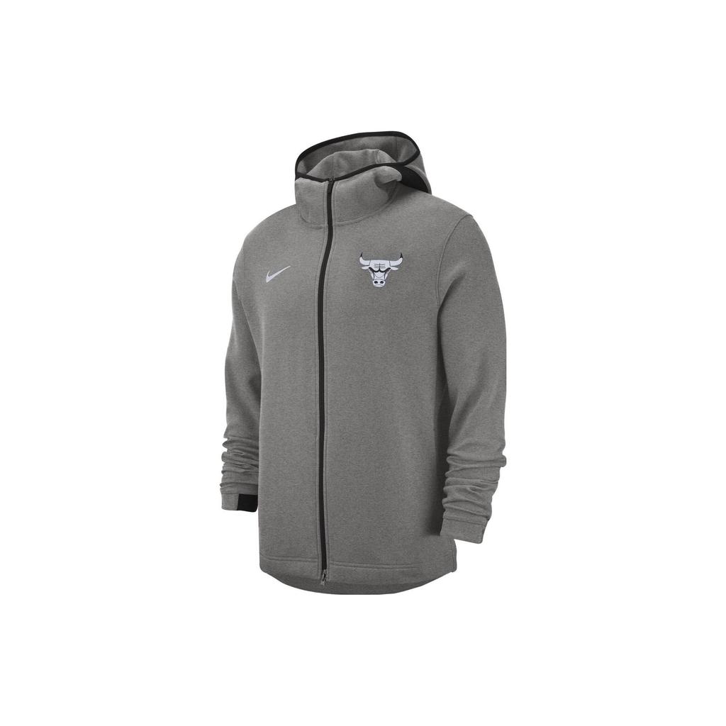 Nike NBA Chicago Bulls Dri-FIT Full Zip Hoodie Dark Heather Grey Men's 940867-032
